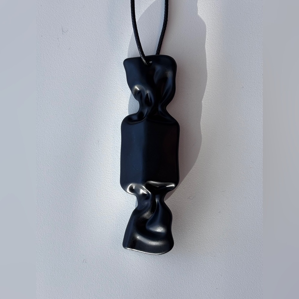 Black Candy Pendant Necklace - Picture 2 of 9